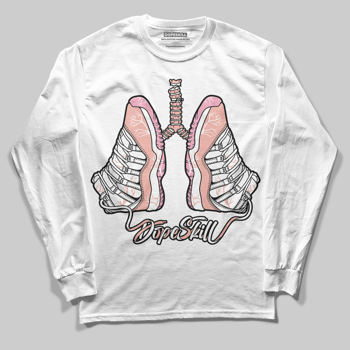 Legend Pink 11s DopeSkill Long Sleeve T-Shirt Breathe Graphic