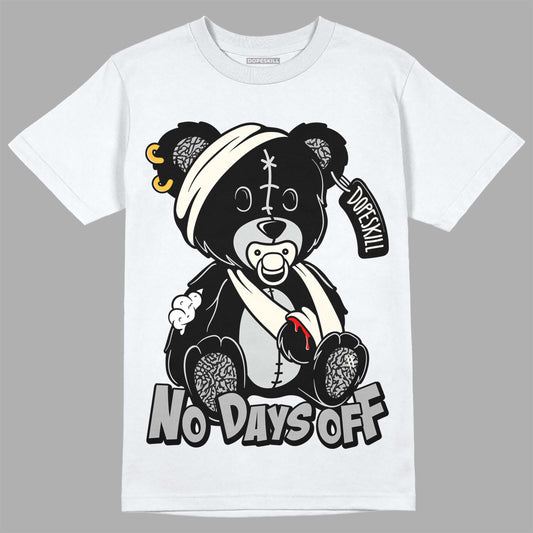 Off Noir 3s DopeSkill T-Shirt Hurt Bear Graphic