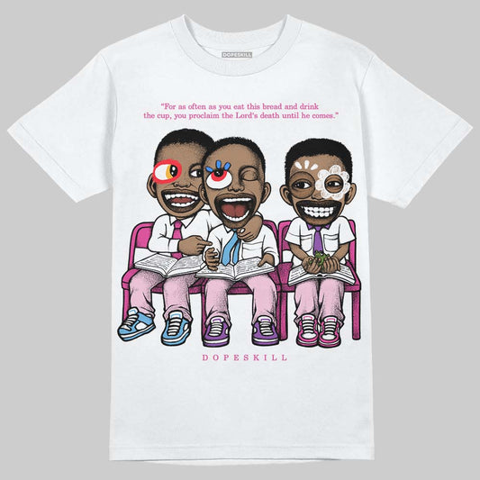 Triple Pink Dunk DopeSkill T-Shirt First Sunday Graphic