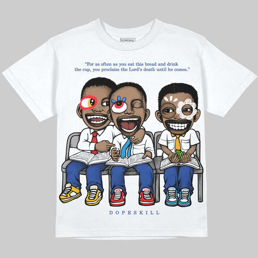 Royal Blue Collection DopeSkill Oversize Print T-Shirt First Sunday Graphic