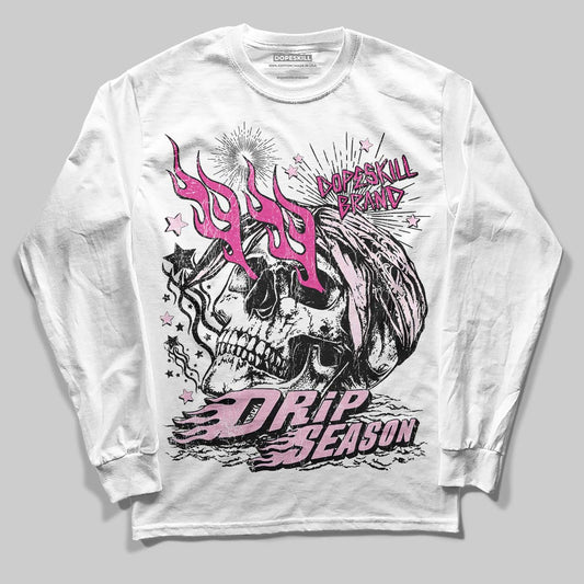 Triple Pink Dunk DopeSkill Long Sleeve T-Shirt Drip Season Graphic