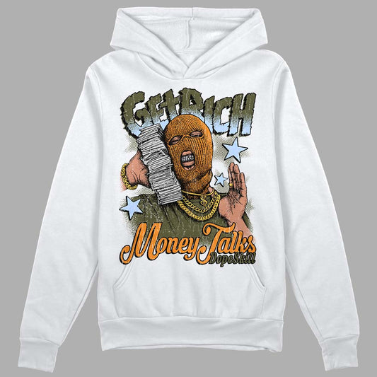 Olive 5s DopeSkill Hoodie Sweatshirt Get Rich Graphic