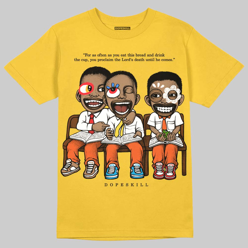 Yellow Collection DopeSkill T-Shirt First Sunday Graphic