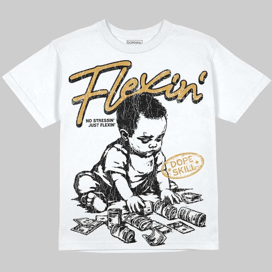 Gratitude 11s DopeSkill Oversize Print T-Shirt Flexin' Graphic