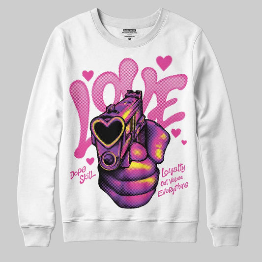 Pink Collection DopeSkill Sweatshirt Love Shot Graphic