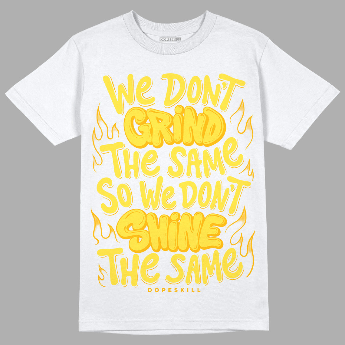 Yellow Snakeskin 11s DopeSkill T-Shirt Grind Shine Graphic