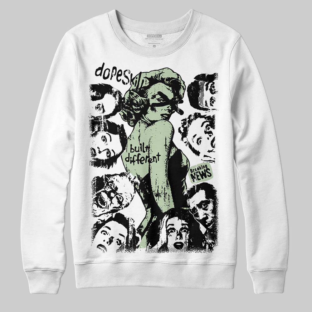 Seafoam 4s 2025 DopeSkill Sweatshirt Built Different Graphic