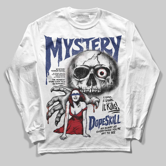 Rare Air Deep Royal Blue 1s DopeSkill Long Sleeve T-Shirt Mystery Ghostly Grasp Graphic