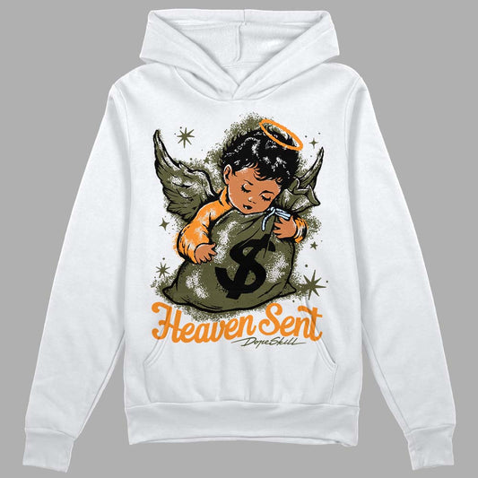 Olive 5s DopeSkill Hoodie Sweatshirt Heaven Sent Graphic