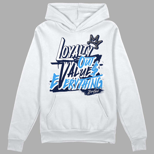 Midnight Navy 3s DopeSkill Hoodie Sweatshirt LOVE Graphic
