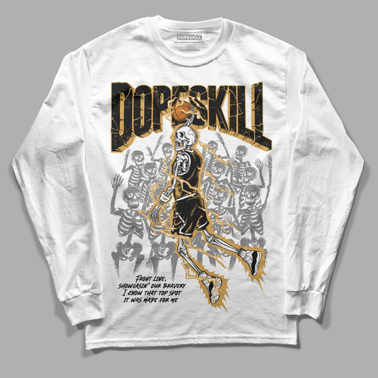 Gratitude 11s DopeSkill Long Sleeve T-Shirt Thunder Dunk Graphic