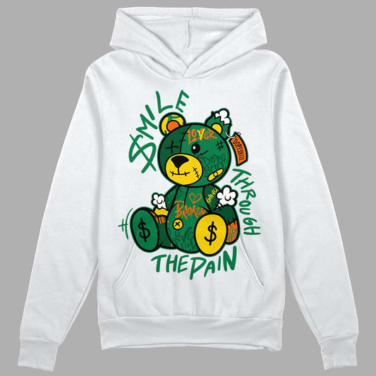 Green Collection DopeSkill Hoodie Sweatshirt Smile Through The Pain Graphic