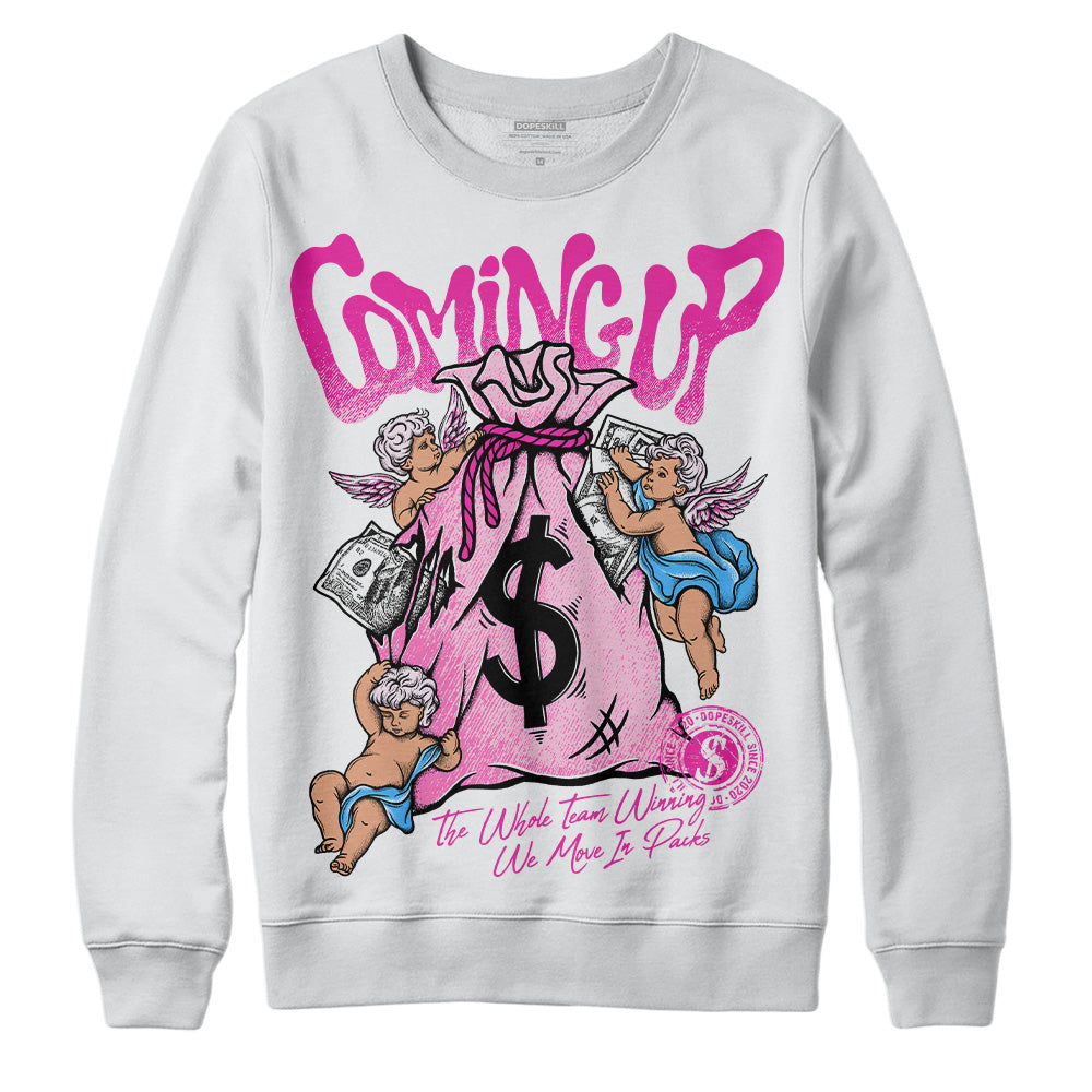 Pink Collection DopeSkill Sweatshirt Money Bag Coming Up Graphic