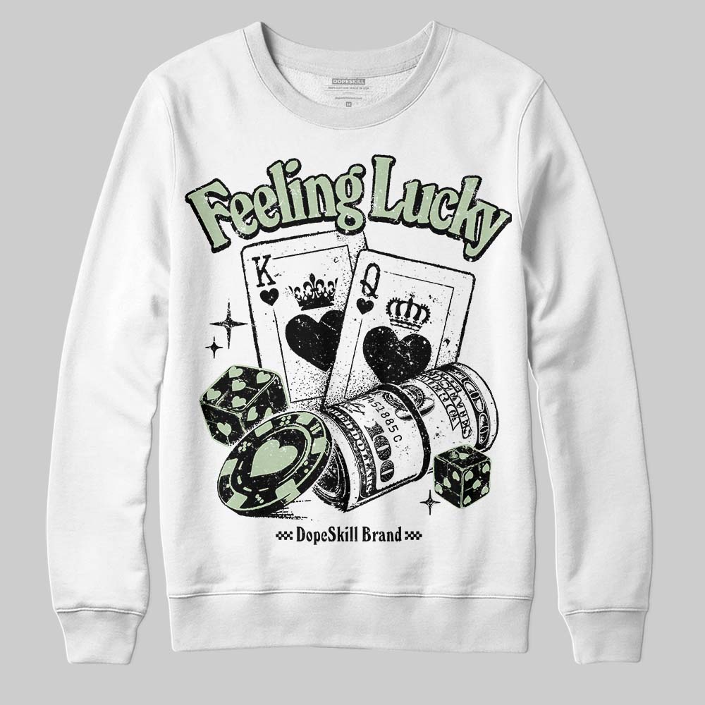 Seafoam 4s 2025 DopeSkill Sweatshirt Feeling Lucky Graphic