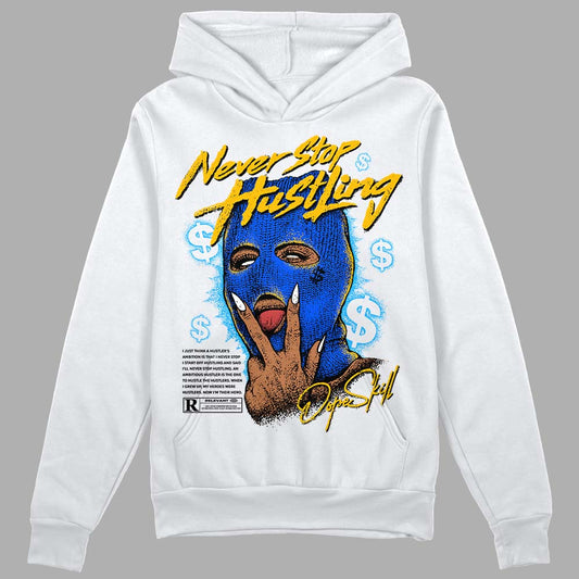 Royal Blue Collection DopeSkill Hoodie Sweatshirt Never Stop Hustling Graphic