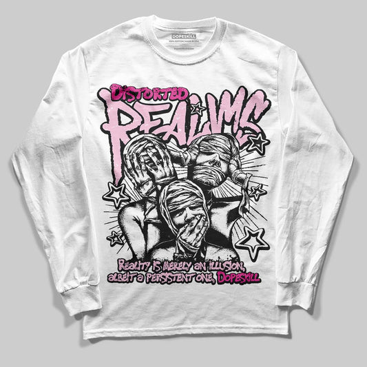 Triple Pink Dunk DopeSkill Long Sleeve T-Shirt Distorted Realms Graphic
