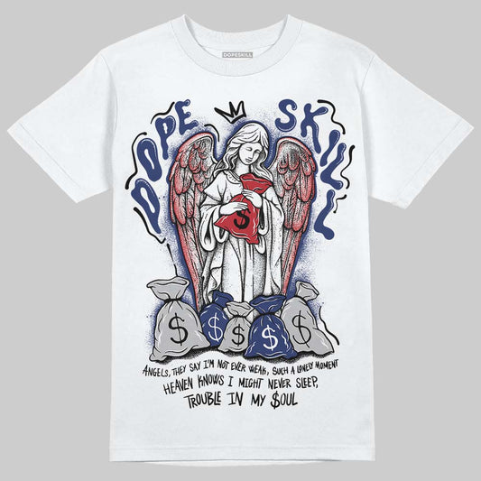 Rare Air Deep Royal Blue 1s DopeSkill T-Shirt Angels Graphic
