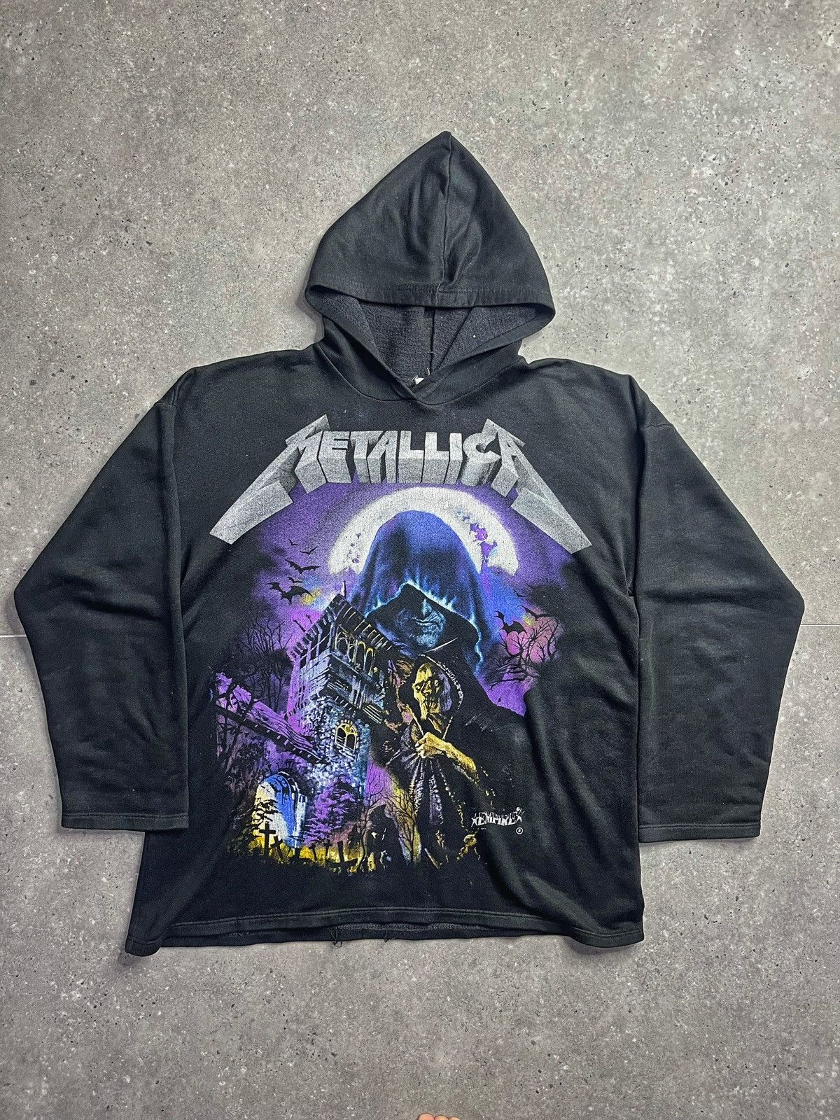 00s Metallica Ride The Lightning Hoodie Vintage Size L