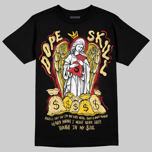 Quai 54 x Tour Yellow Black 1s DopeSkill T-Shirt Angels Graphic
