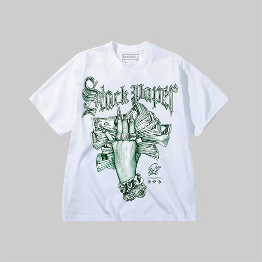 Stack Paper Green Graphic DopeSkill Premium T-Shirt