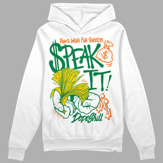 Green Collection DopeSkill Hoodie Sweatshirt Speak It Graphic