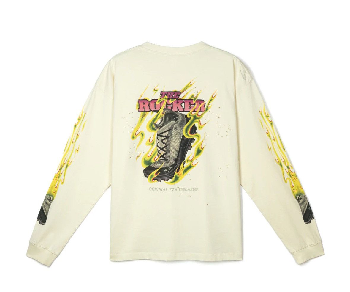 Satisfy Running Mothtech The Rocker Off White Long Sleeve