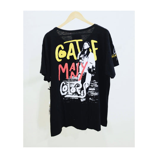 BLACK TEE - Greg Lauren X Brandon Lake Style001