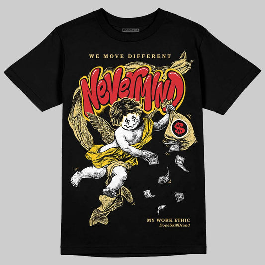 Quai 54 x Tour Yellow Black 1s DopeSkill T-Shirt Nevermind Graphic