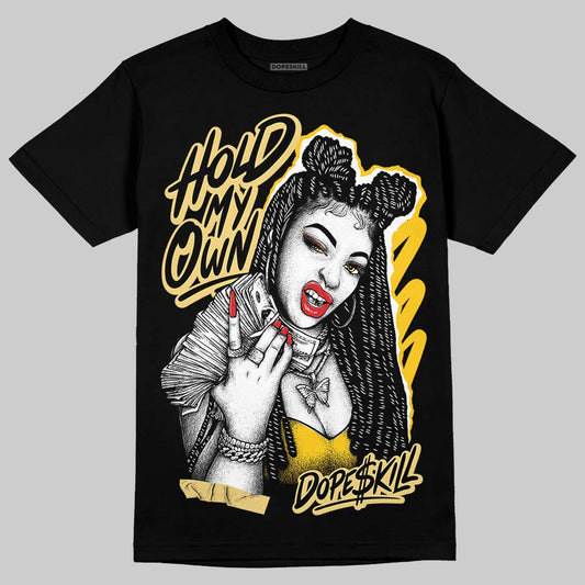 Quai 54 x Tour Yellow Black 1s DopeSkill T-Shirt New H.M.O Graphic