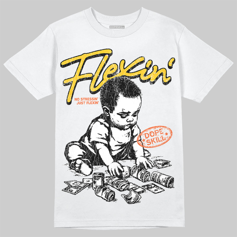 Yellow Collection DopeSkill T-Shirt Flexin' Graphic