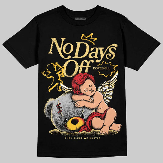 Quai 54 x Tour Yellow Black 1s DopeSkill T-Shirt New No Days Off Graphic