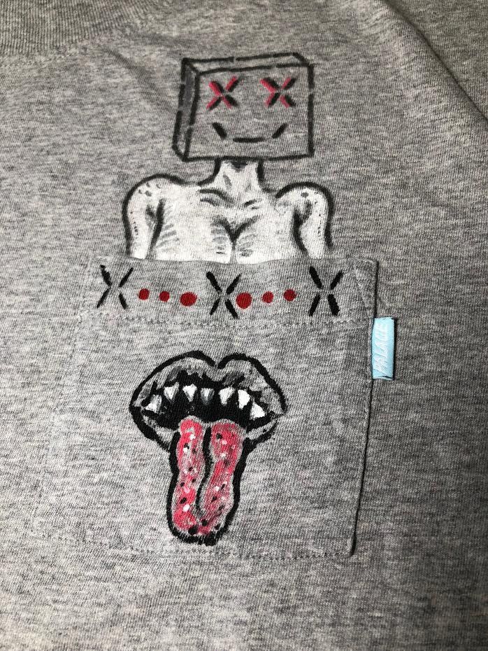 Custom Painted Palace Pocket Tee