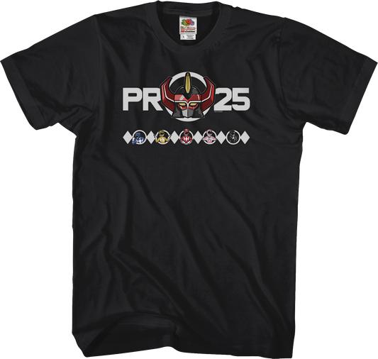25th Anniversary Mighty Morphin Power Rangers T-Shirt