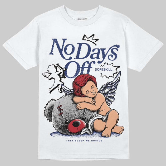 Rare Air Deep Royal Blue 1s DopeSkill T-Shirt New No Days Off Graphic
