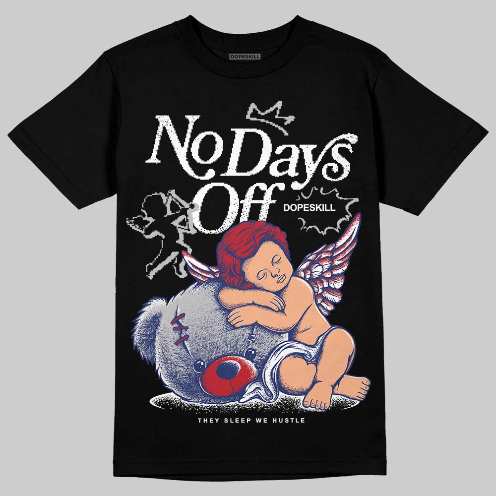 Rare Air Deep Royal Blue 1s DopeSkill T-Shirt New No Days Off Graphic