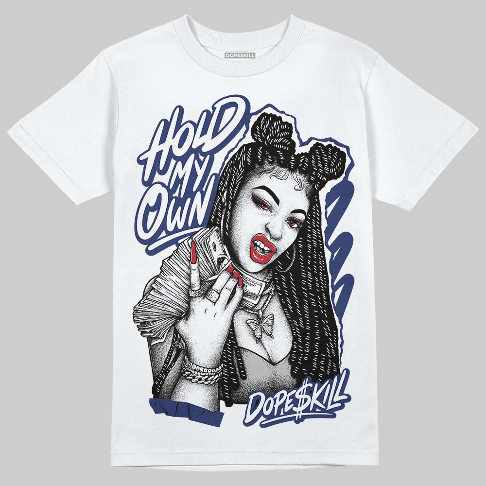 Rare Air Deep Royal Blue 1s DopeSkill T-Shirt New H.M.O Graphic
