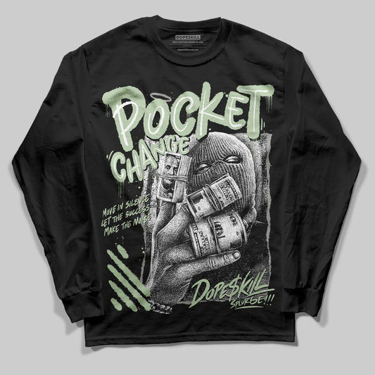 Seafoam 4s 2025 DopeSkill Long Sleeve T-Shirt Pocket Change Graphic