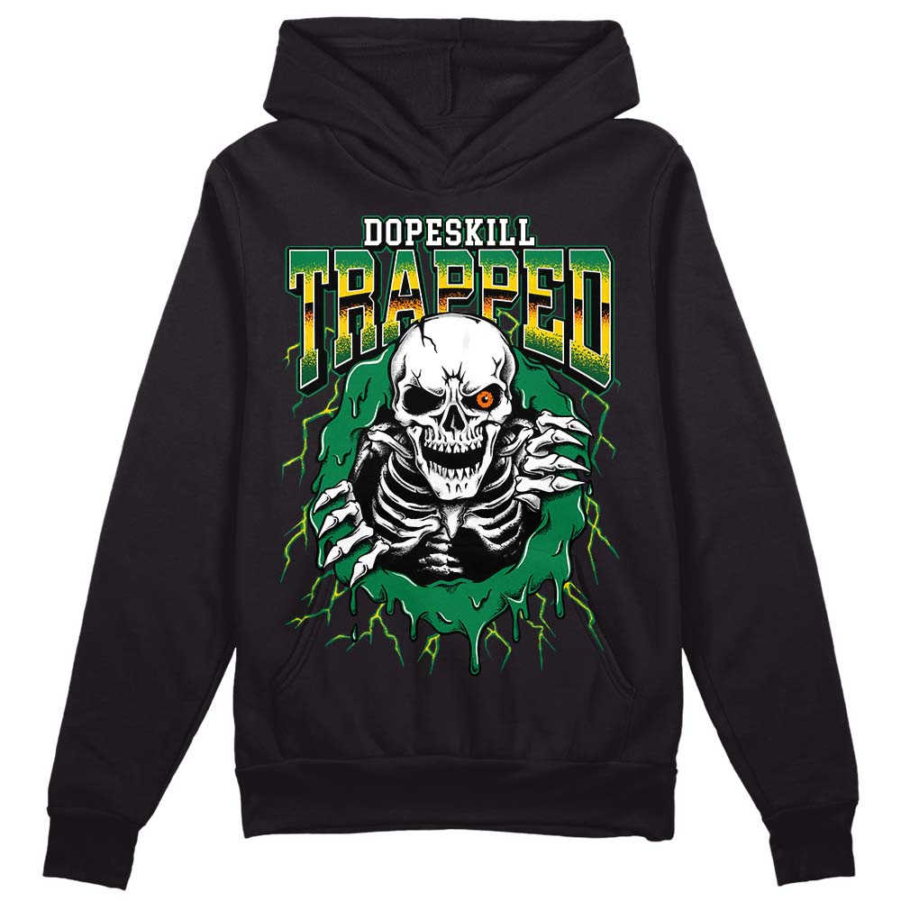 Green Collection DopeSkill Hoodie Sweatshirt Trapped Halloween Graphic