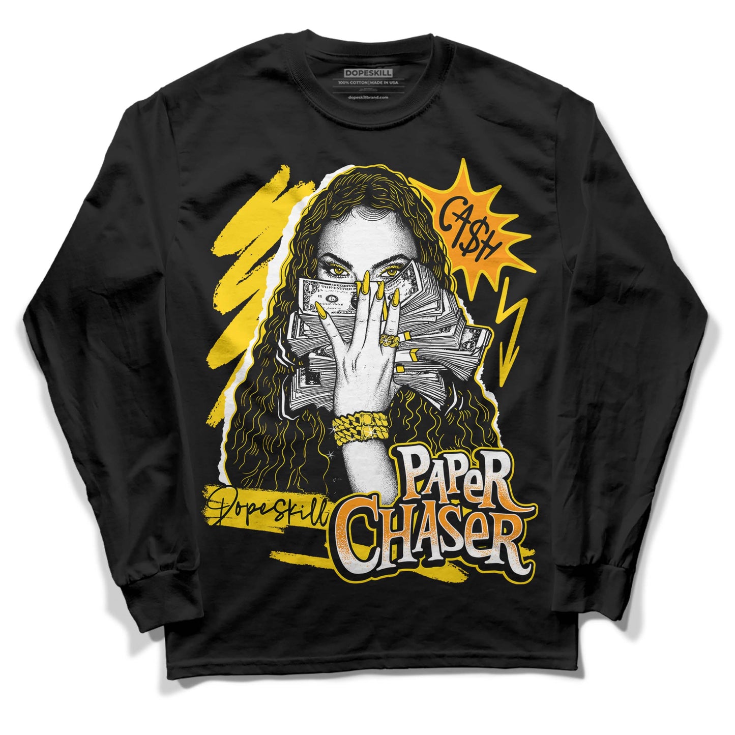 Yellow Ochre 6s DopeSkill Long Sleeve T-Shirt NPC Graphic