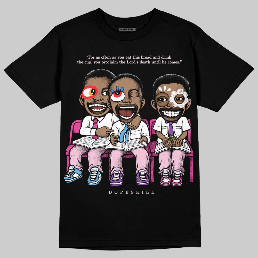Triple Pink Dunk DopeSkill T-Shirt First Sunday Graphic