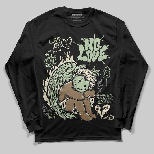 Seafoam 4s 2025 DopeSkill Long Sleeve T-Shirt No Love Graphic