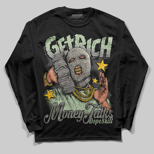 Seafoam 4s 2025 DopeSkill Long Sleeve T-Shirt Get Rich Graphic
