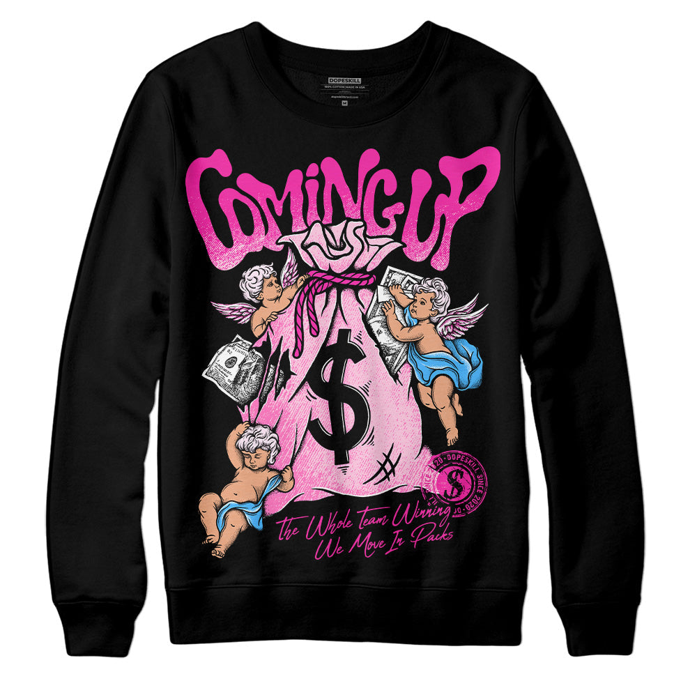 Pink Collection DopeSkill Sweatshirt Money Bag Coming Up Graphic