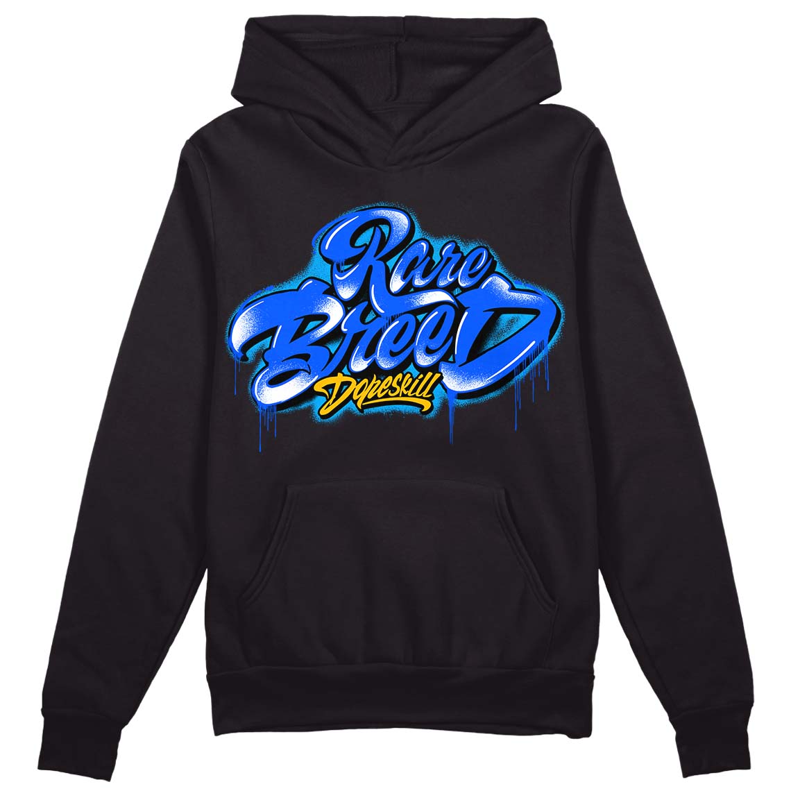 Royal Blue Collection DopeSkill Hoodie Sweatshirt Rare Breed Type Graphic