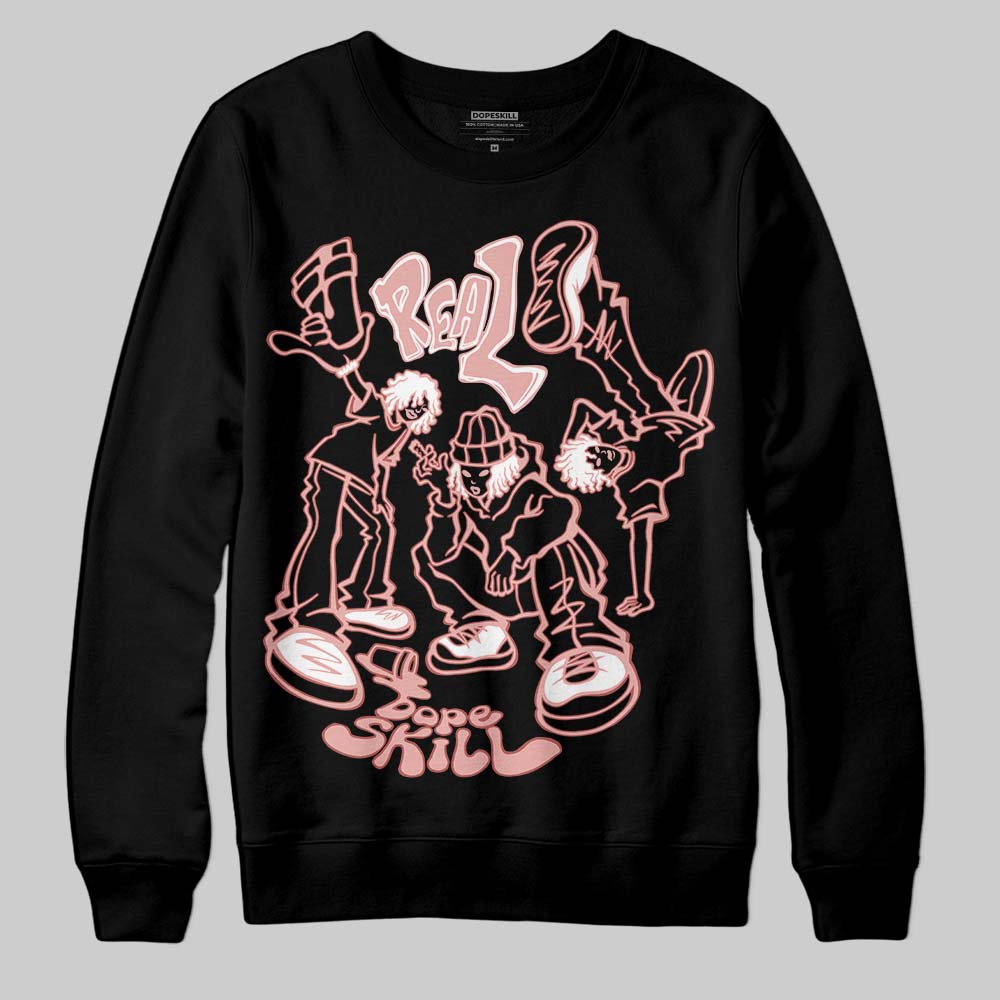 Rust Pink 1s 2025 DopeSkill Sweatshirt Real Y2K Players Graphic