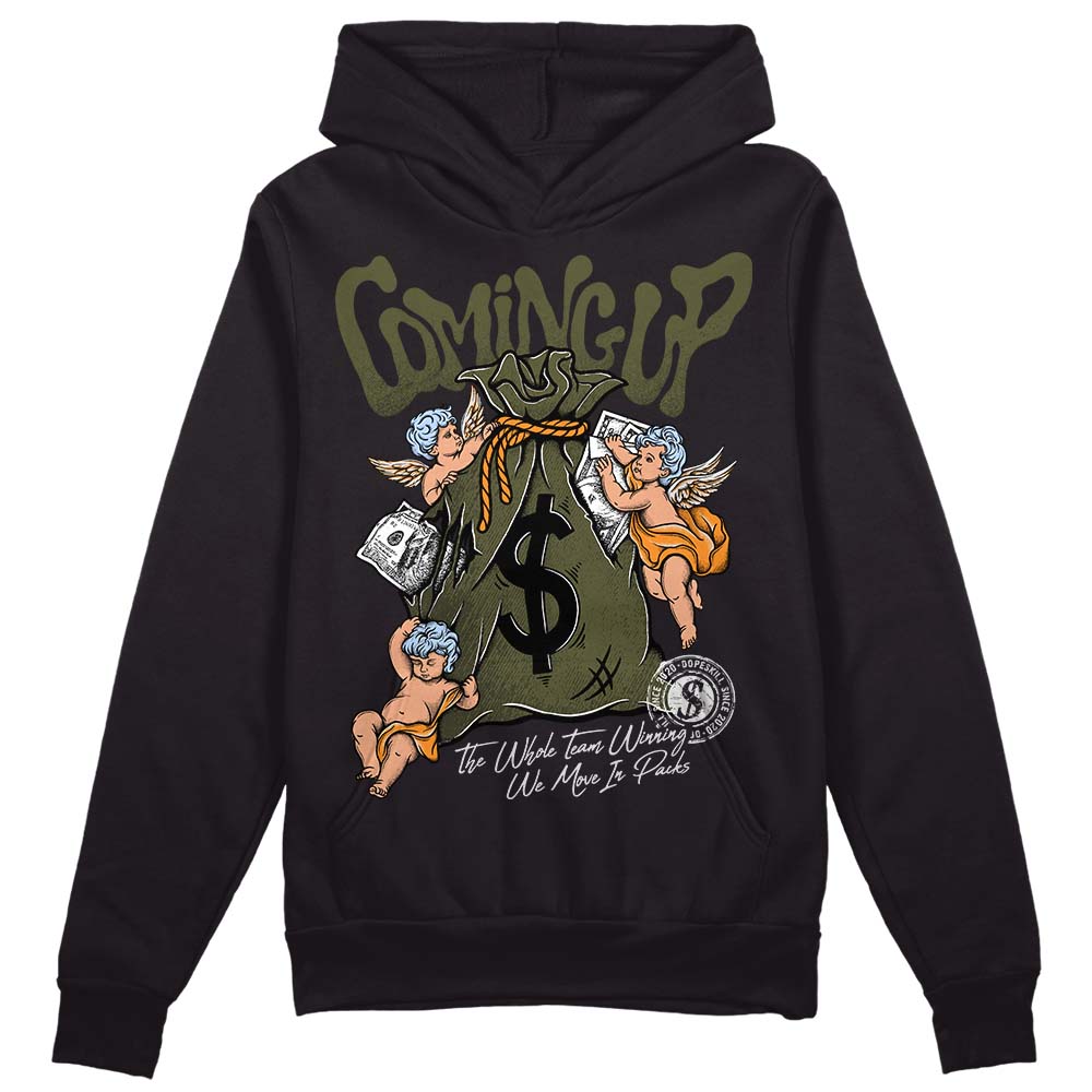 Olive 5s DopeSkill Hoodie Sweatshirt Money Bag Coming Up Graphic