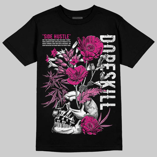 Rick RO Pink Leather Sneakers DopeSkill T-Shirt Side Hustle Graphic