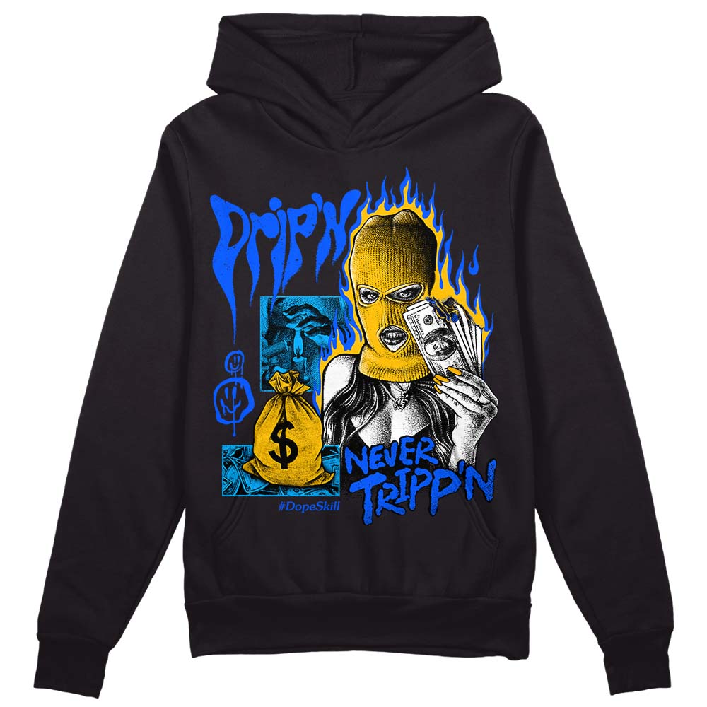 Royal Blue Collection DopeSkill Hoodie Sweatshirt Drip'n Never Tripp'n Graphic