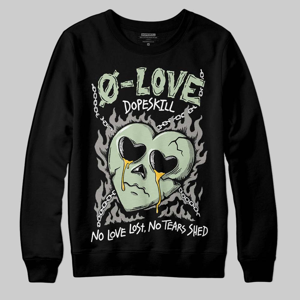 Seafoam 4s 2025 DopeSkill Sweatshirt Crying Heart Graphic