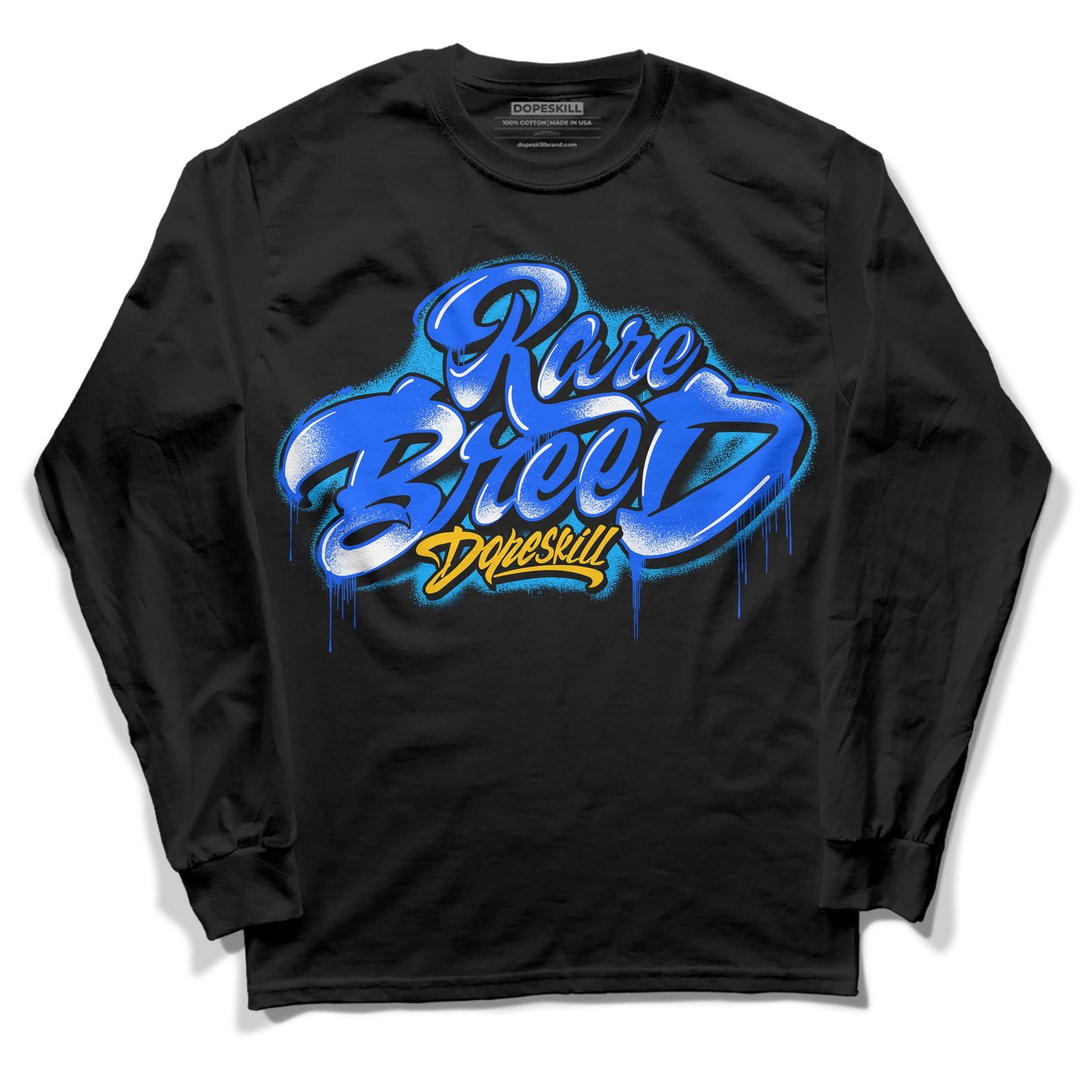 Royal Blue Collection DopeSkill Long Sleeve T-Shirt Rare Breed Type Graphic
